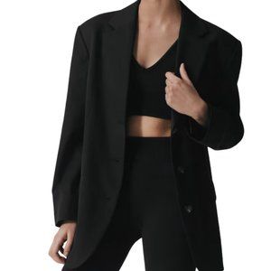 Everlane The 80's Oversized Blazer Coat Jacket Black Size 2 $175 NWT
